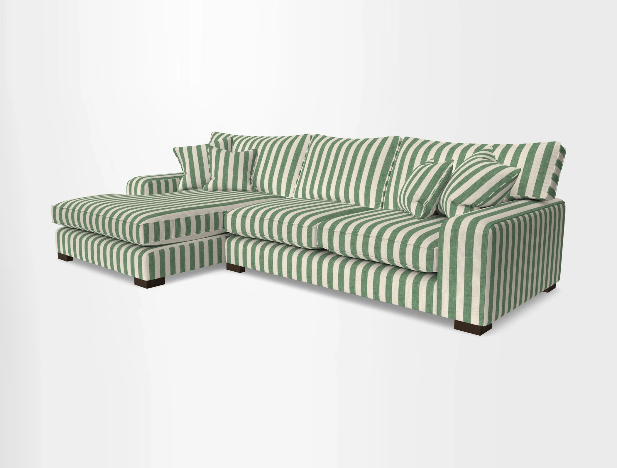 Richmond Chaise LHF  in Two Tone Plain Biscuit