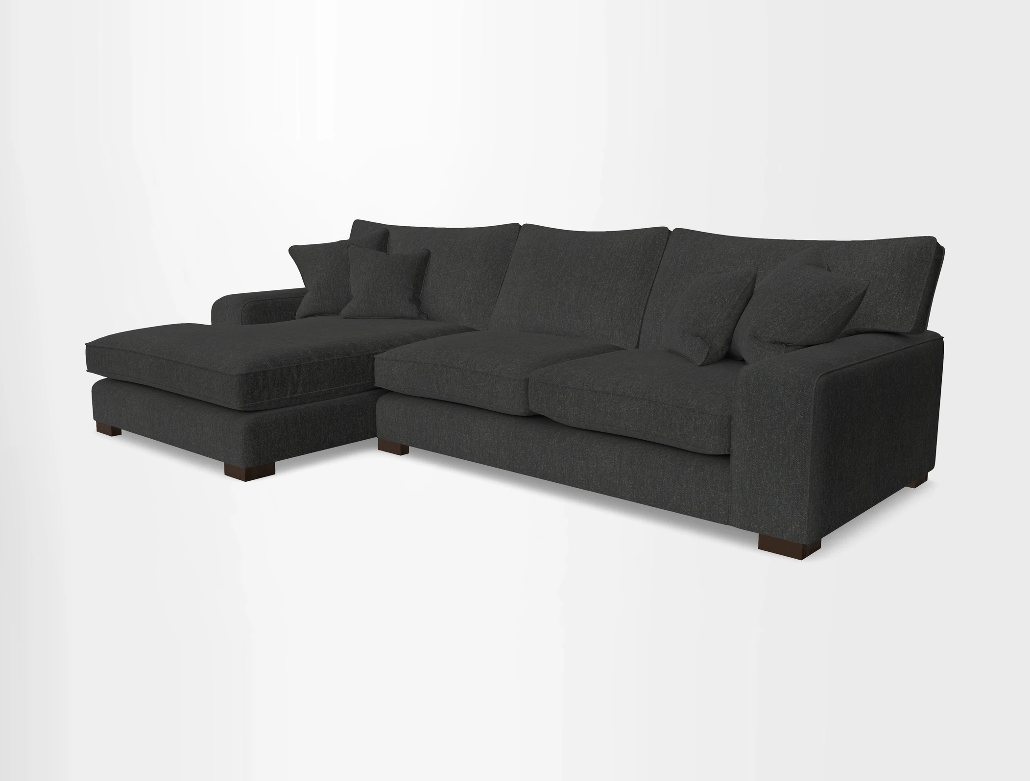 Richmond Chaise LHF  in Two Tone Plain Biscuit