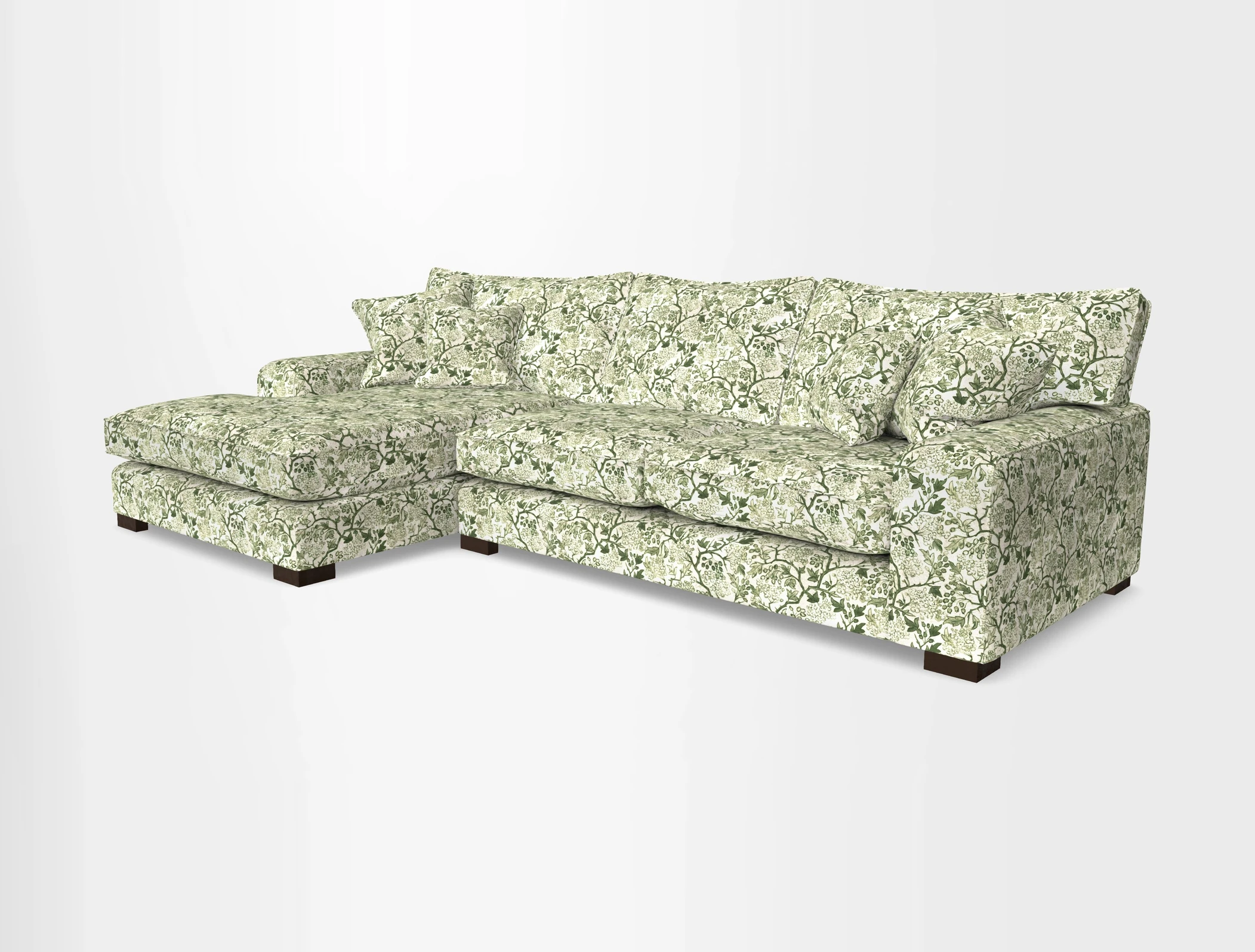Richmond Chaise LHF  in Two Tone Plain Biscuit