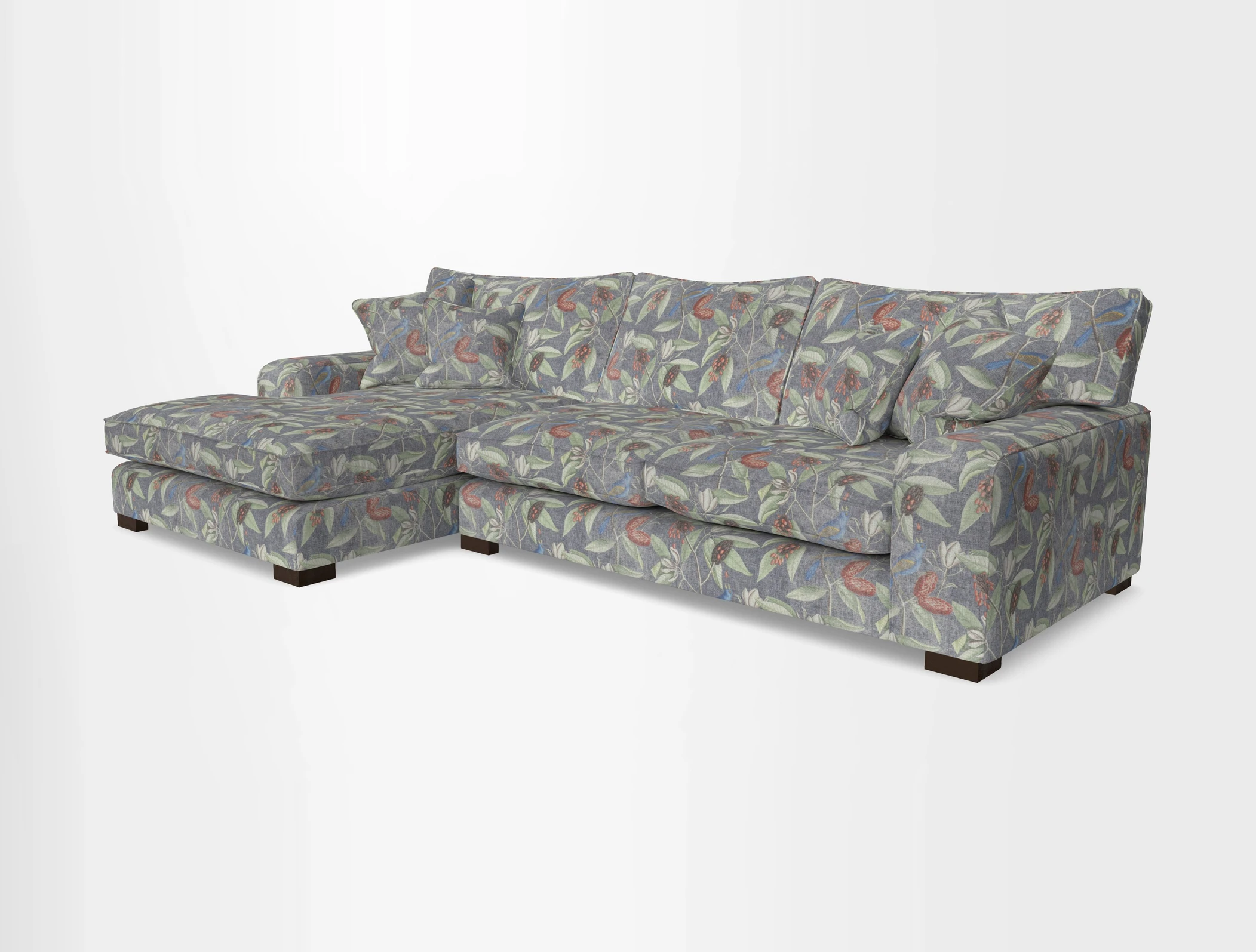 Richmond Chaise LHF  in Two Tone Plain Biscuit