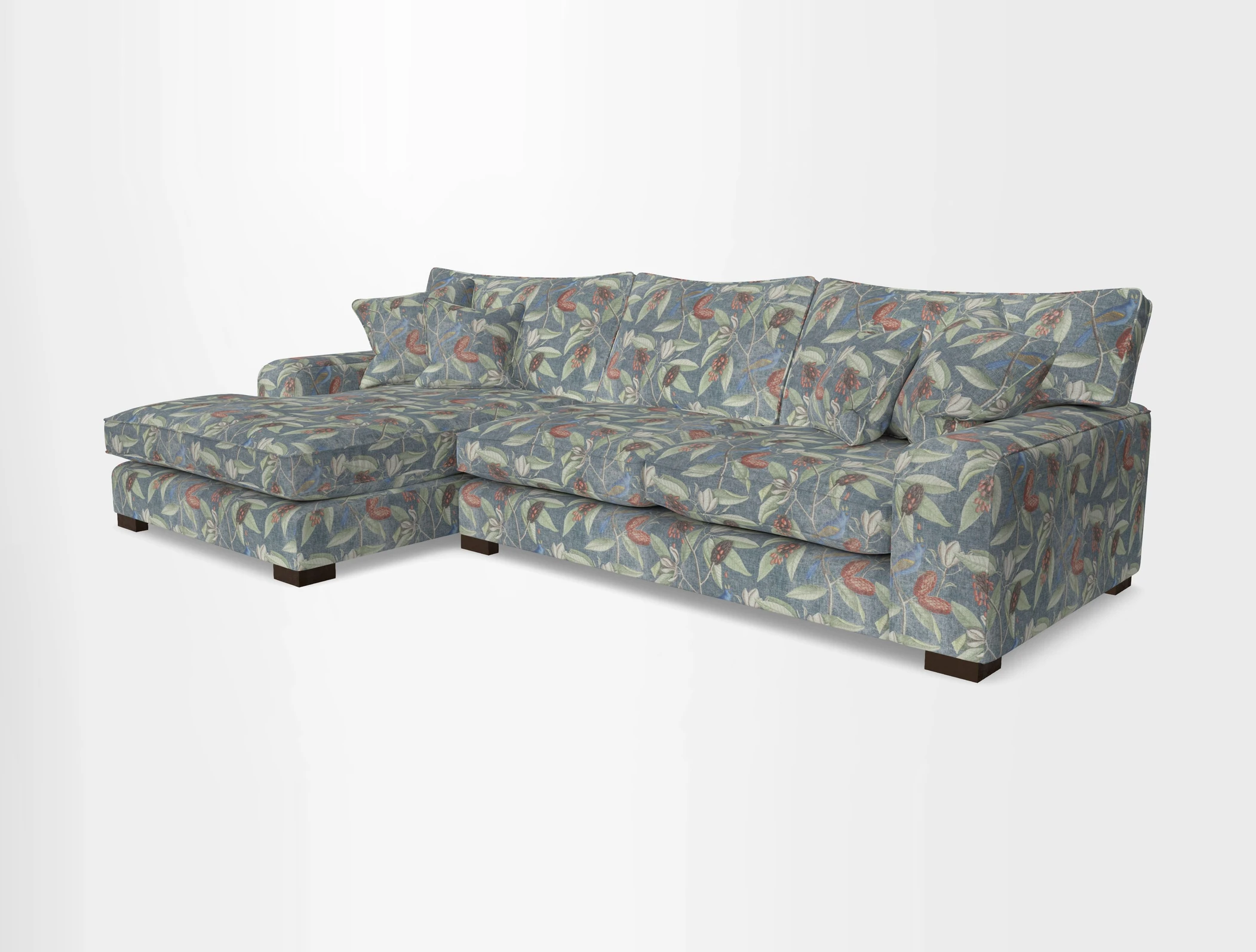 Richmond Chaise LHF  in Two Tone Plain Biscuit