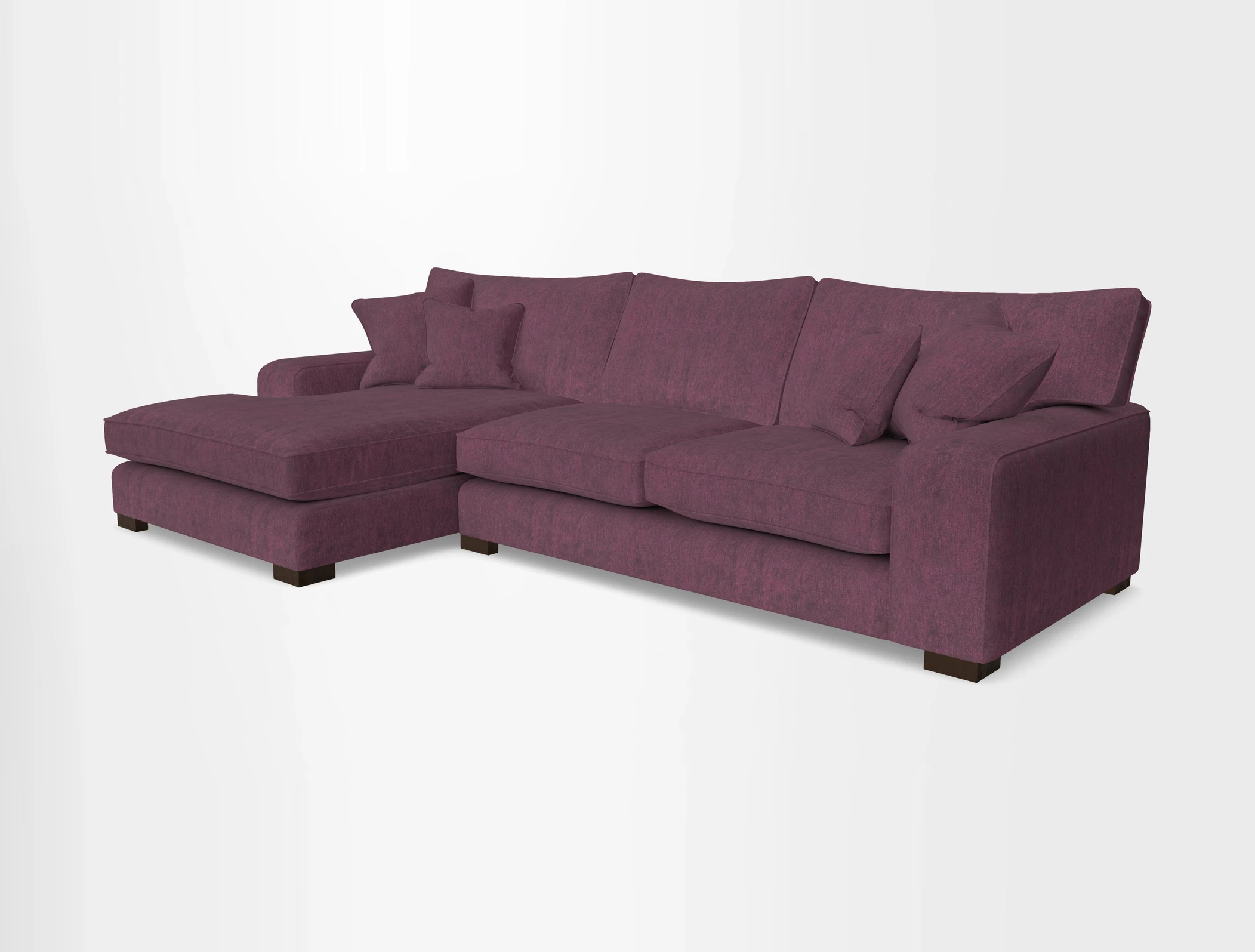 Richmond Chaise LHF  in Two Tone Plain Biscuit