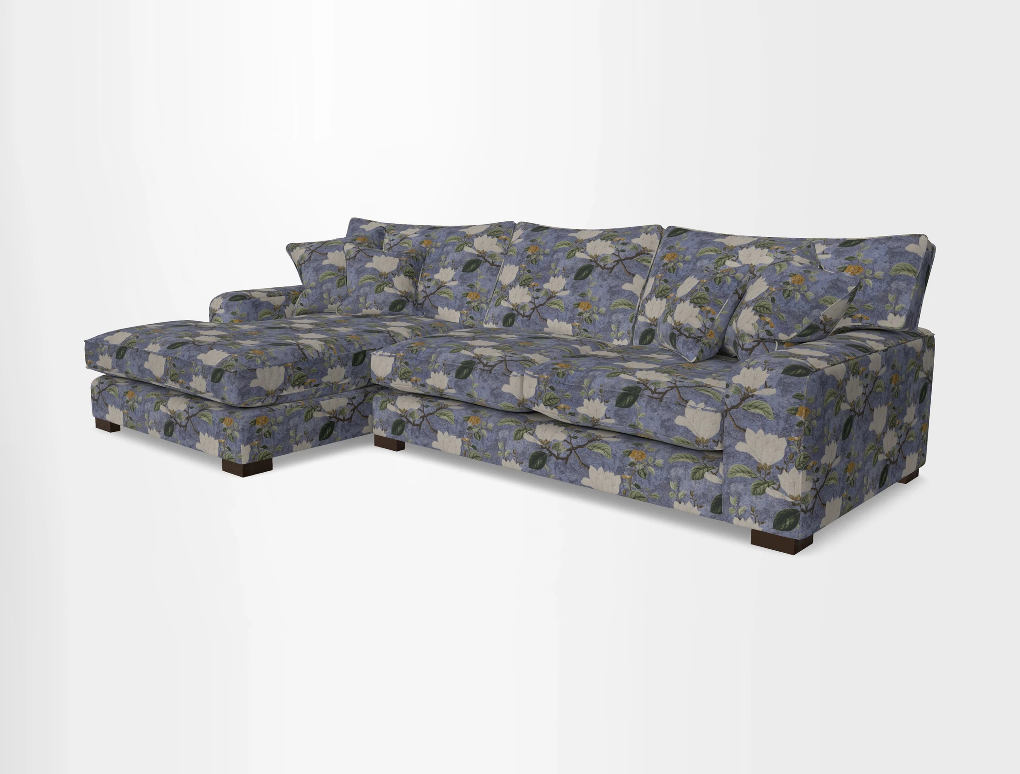 Richmond Chaise LHF  in Two Tone Plain Biscuit