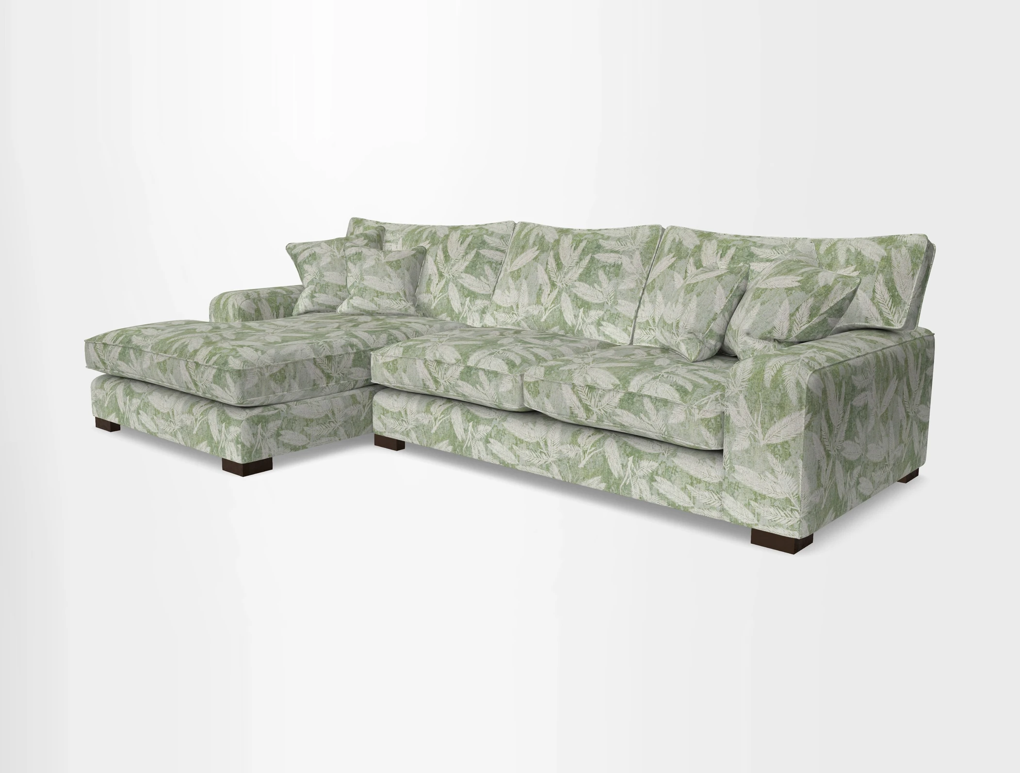 Richmond Chaise LHF  in Two Tone Plain Biscuit