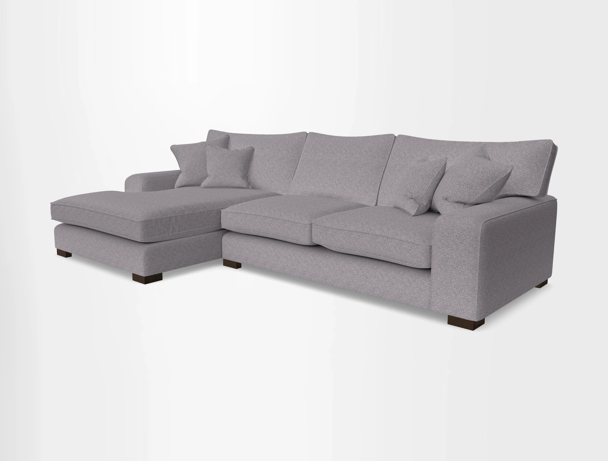 Richmond Chaise LHF  in Two Tone Plain Biscuit