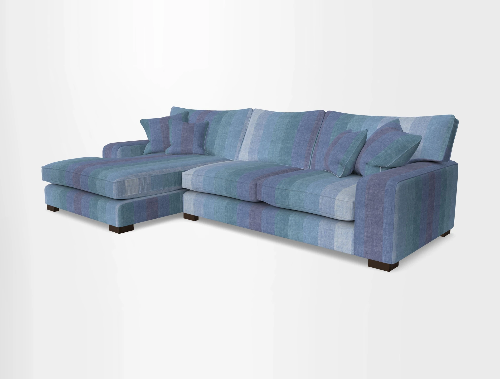 Richmond Chaise LHF  in Two Tone Plain Biscuit