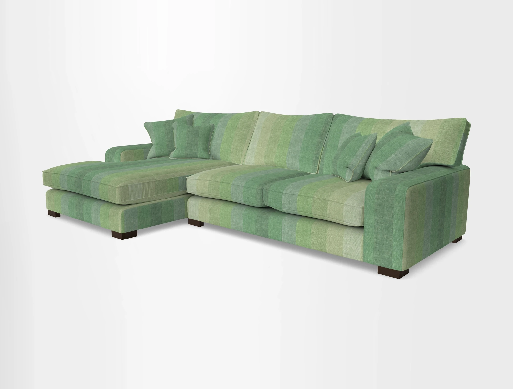 Richmond Chaise LHF  in Two Tone Plain Biscuit