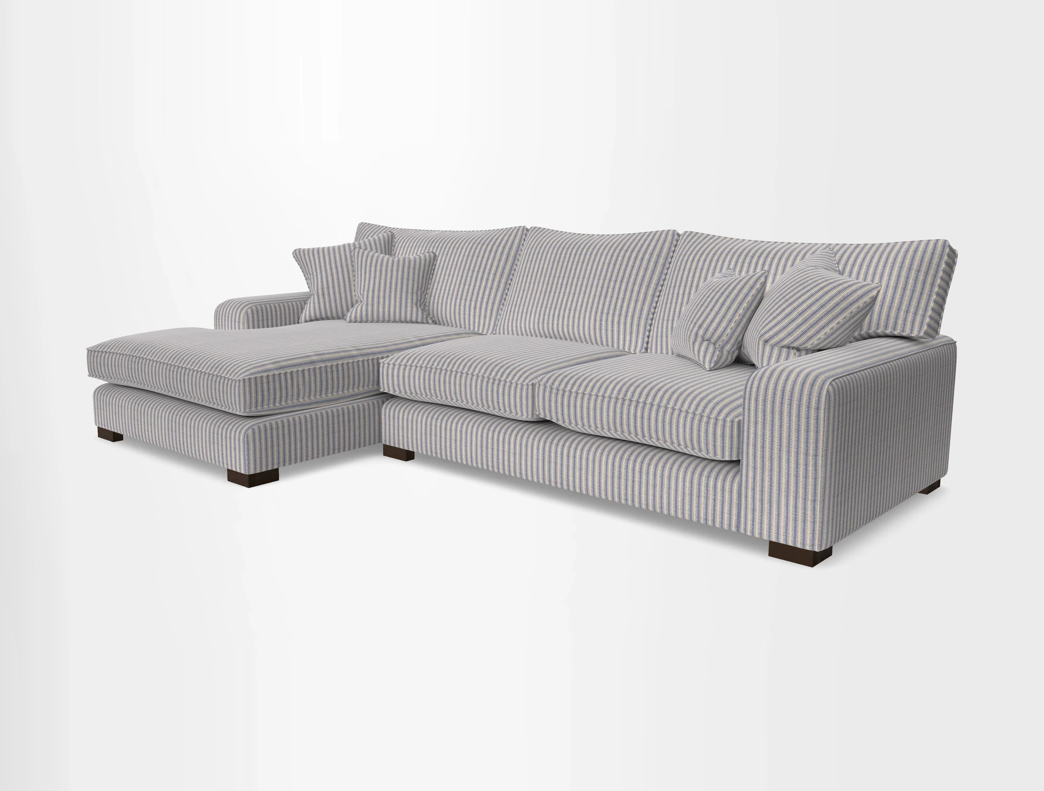 Richmond Chaise LHF  in Two Tone Plain Biscuit