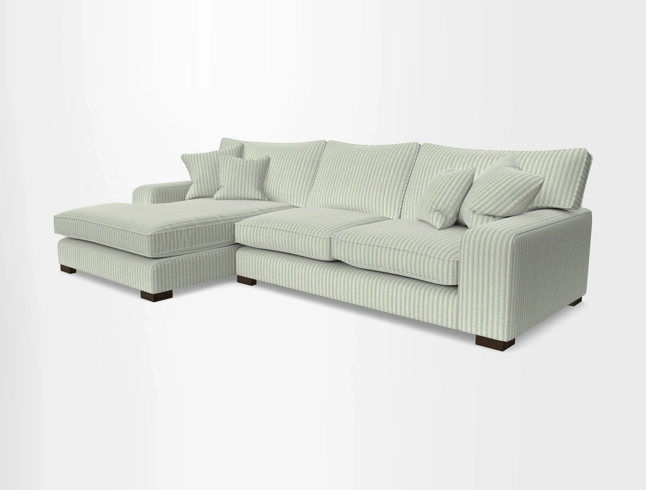 Richmond Chaise LHF  in Two Tone Plain Biscuit