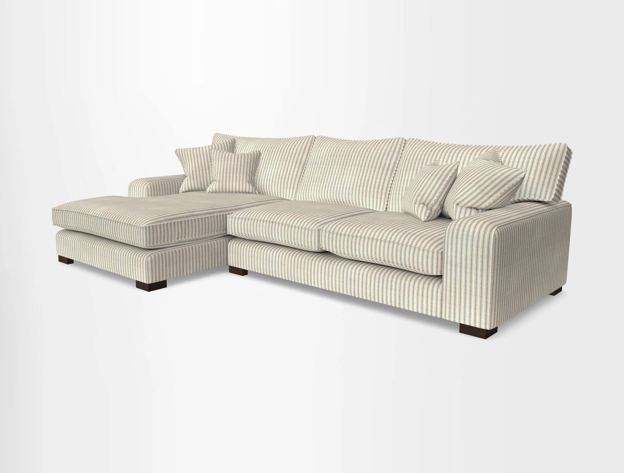 Richmond Chaise LHF  in Two Tone Plain Biscuit