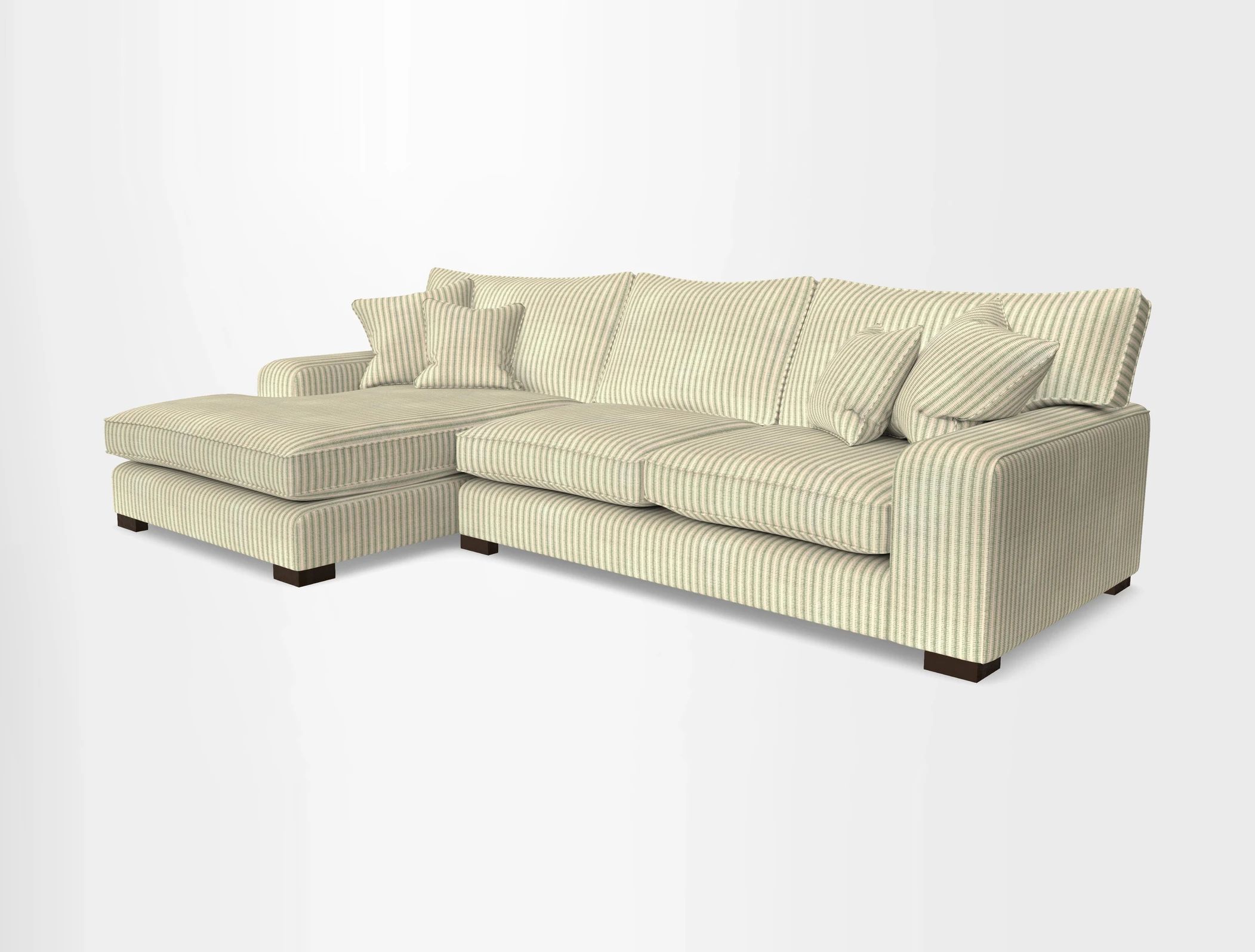 Richmond Chaise LHF  in Two Tone Plain Biscuit