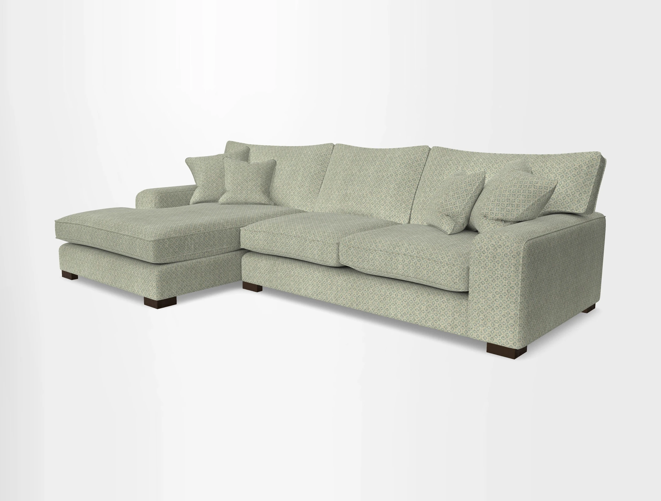 Richmond Chaise LHF  in Two Tone Plain Biscuit
