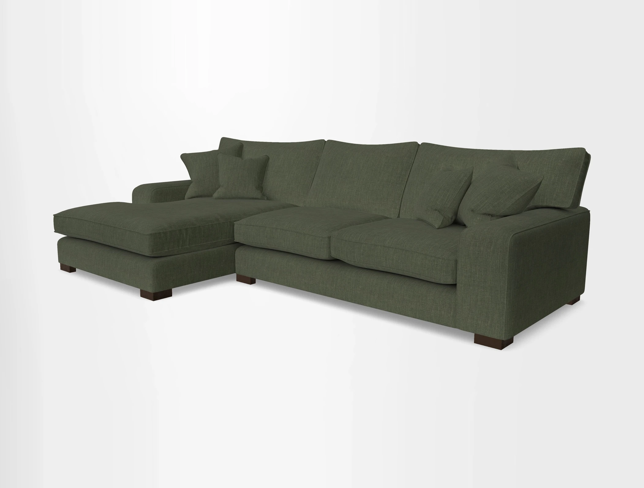 Richmond Chaise LHF  in Two Tone Plain Biscuit