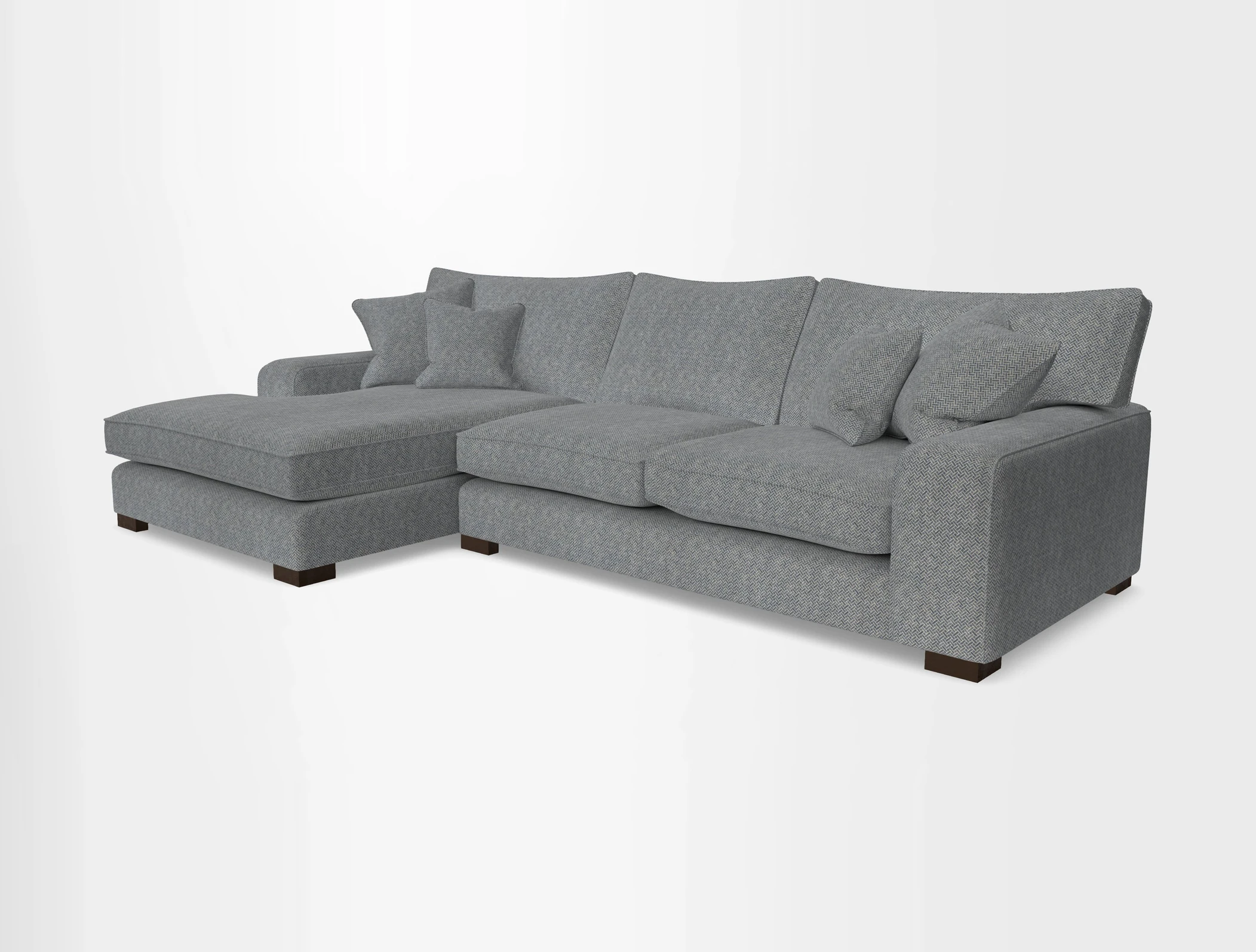 Richmond Chaise LHF  in Two Tone Plain Biscuit