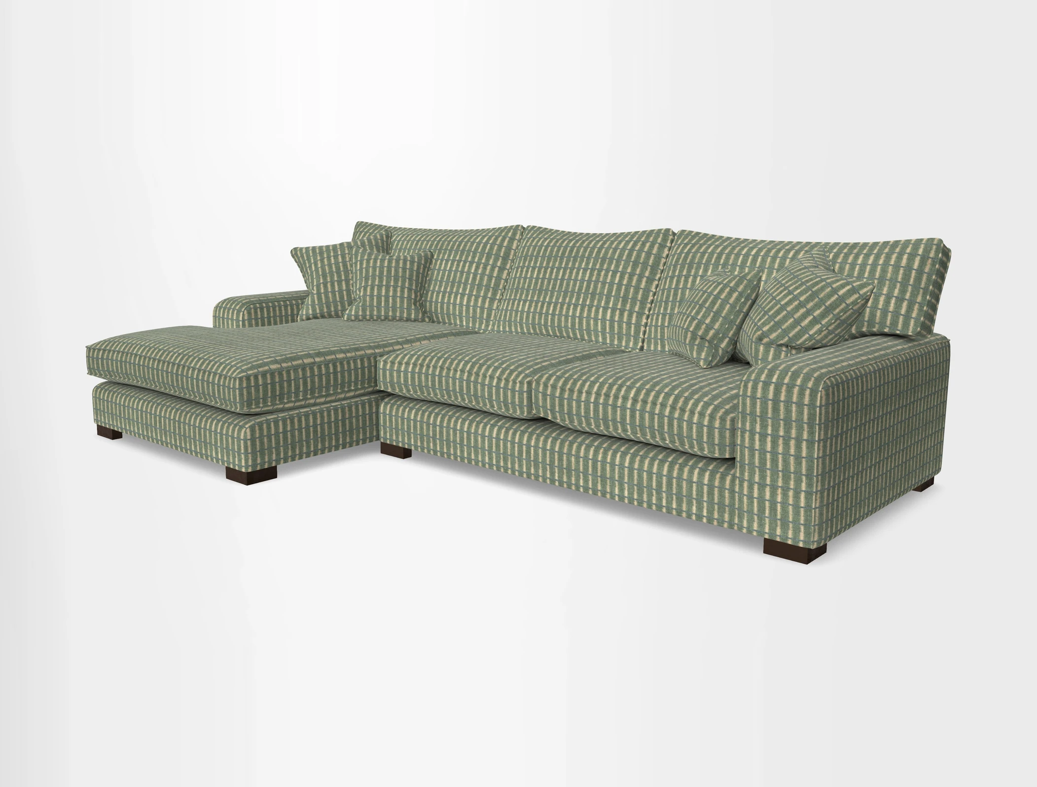 Richmond Chaise LHF  in Two Tone Plain Biscuit