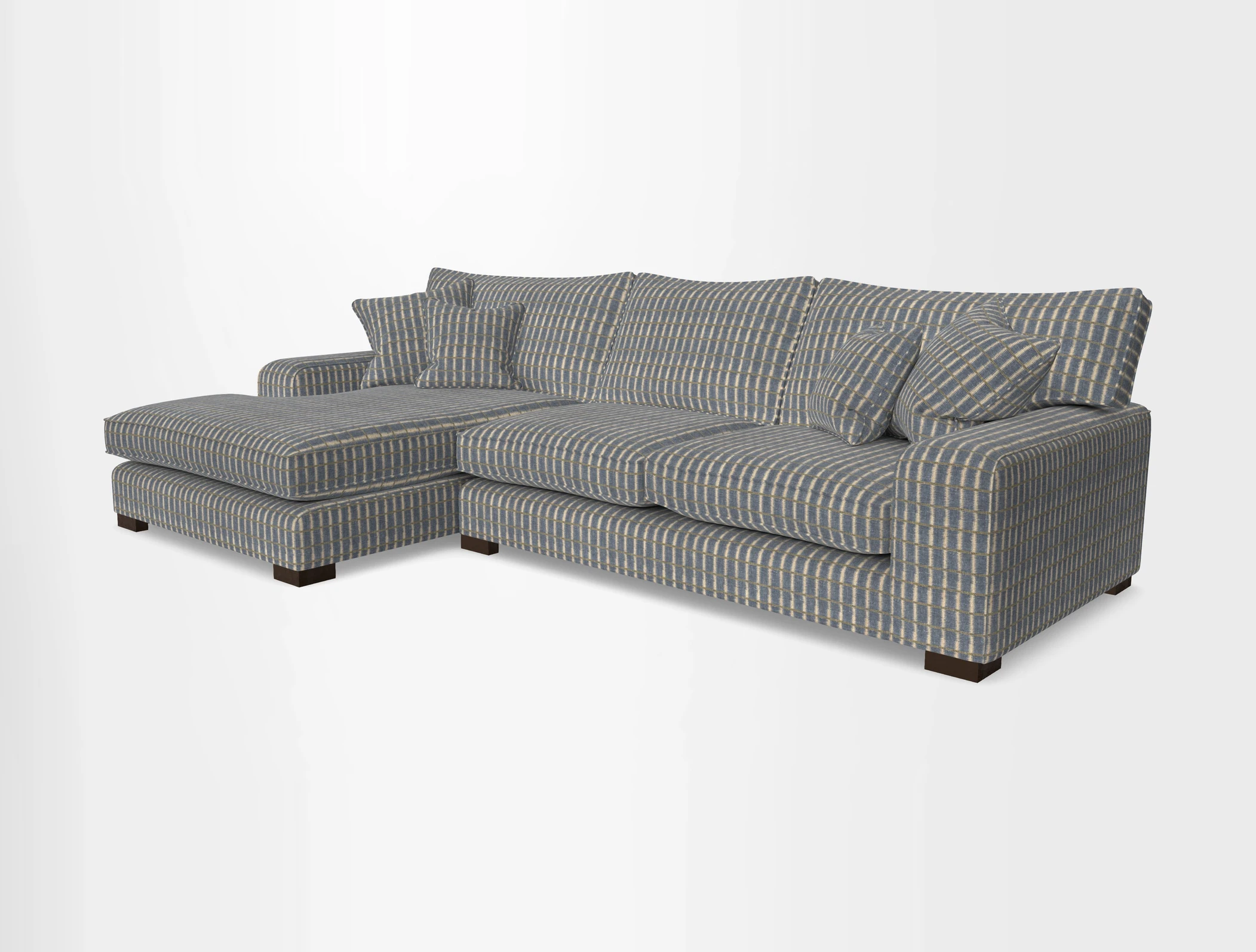 Richmond Chaise LHF  in Two Tone Plain Biscuit