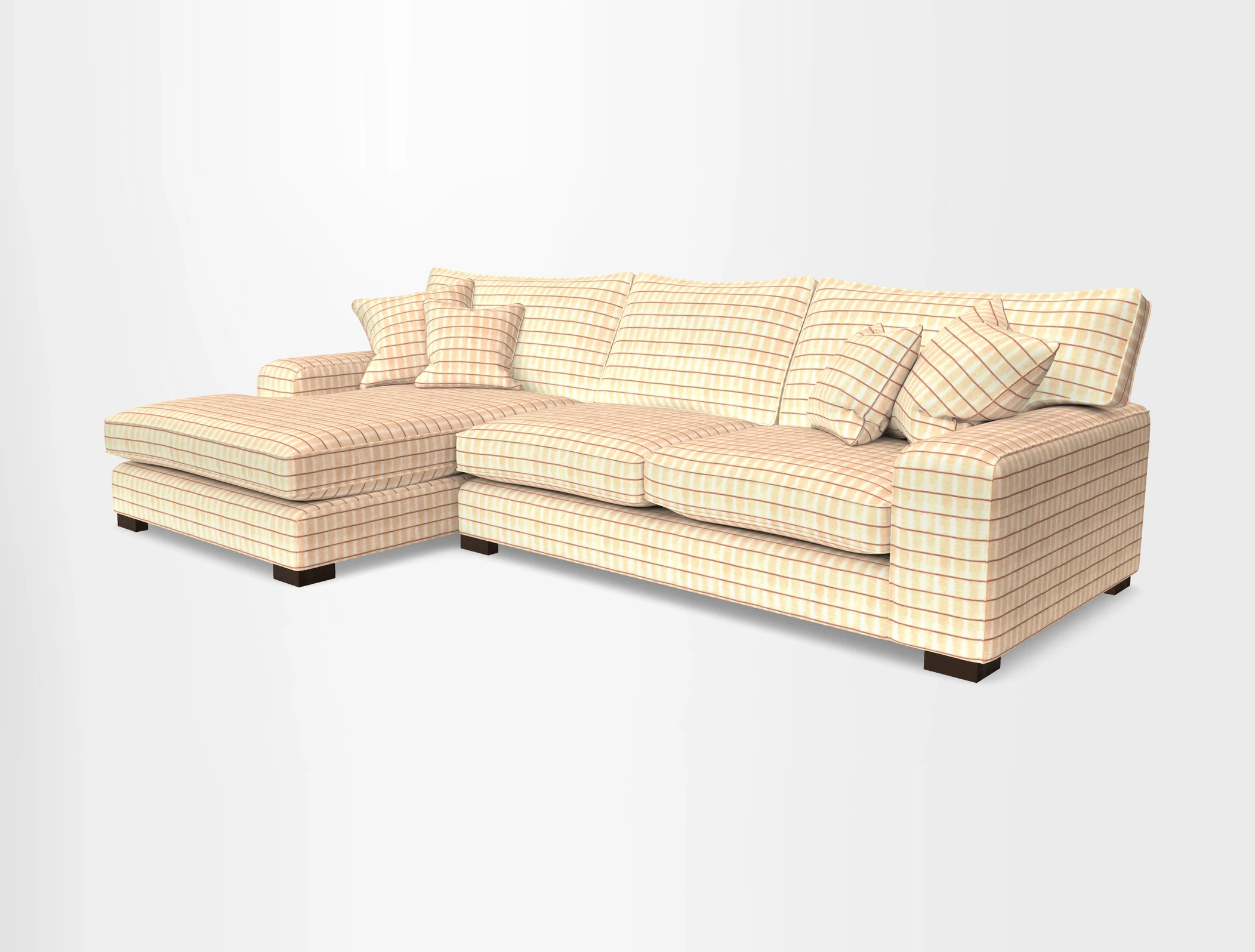 Richmond Chaise LHF  in Two Tone Plain Biscuit