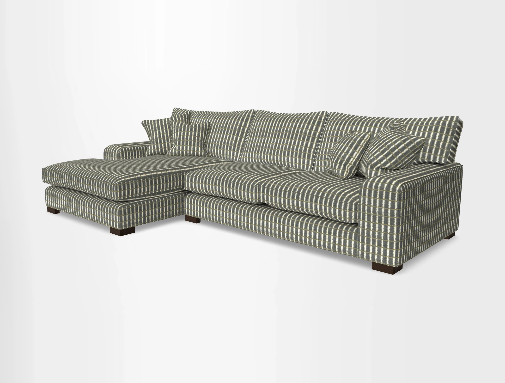 Richmond Chaise LHF  in Two Tone Plain Biscuit