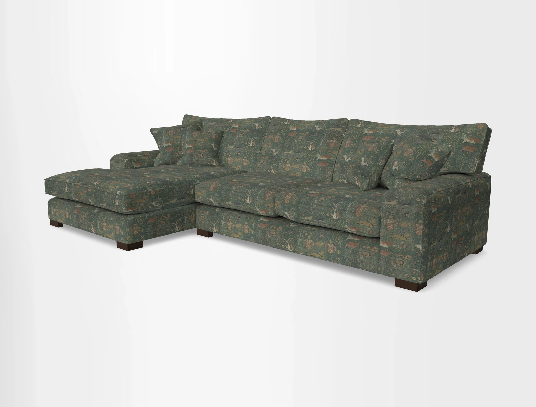 Richmond Chaise LHF  in Two Tone Plain Biscuit
