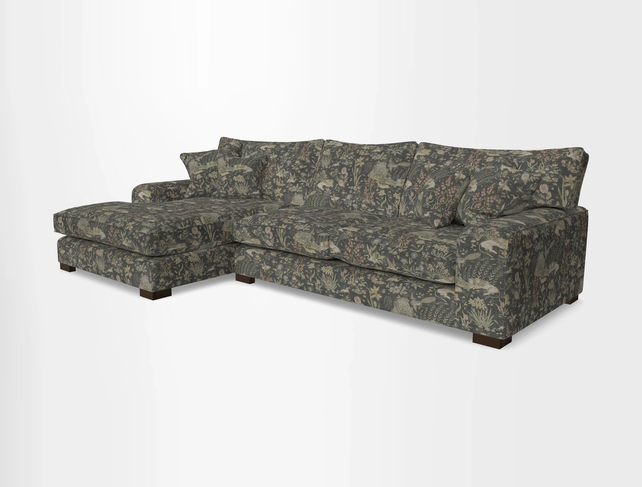Richmond Chaise LHF  in Two Tone Plain Biscuit