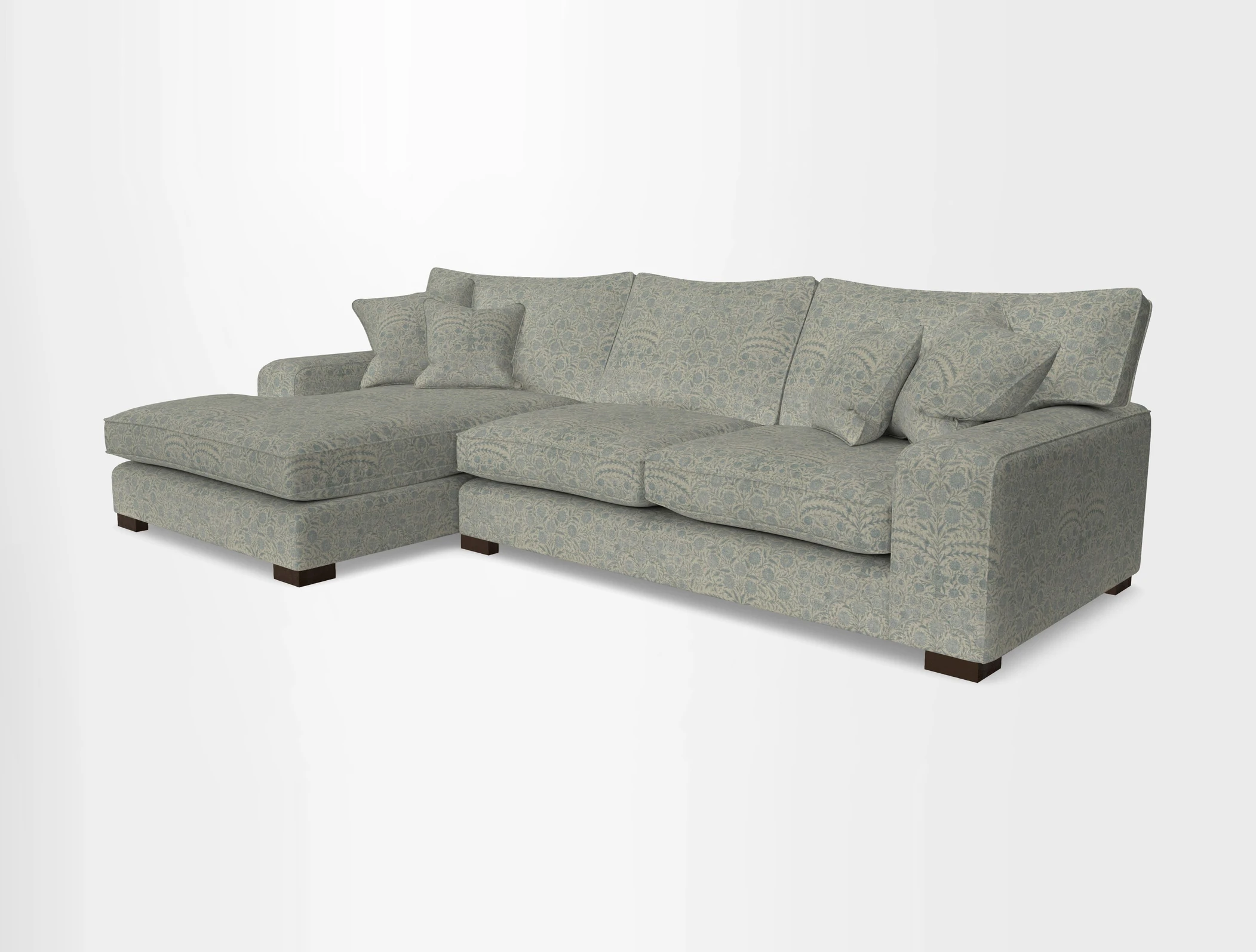 Richmond Chaise LHF  in Two Tone Plain Biscuit