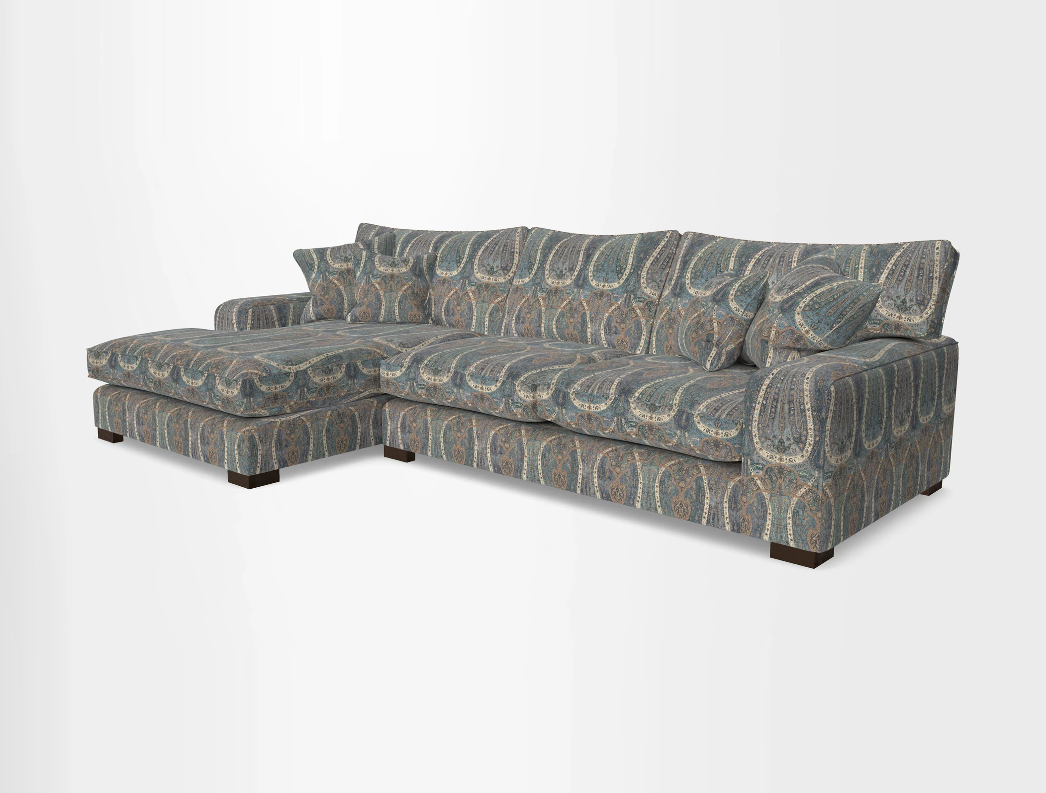Richmond Chaise LHF  in Two Tone Plain Biscuit