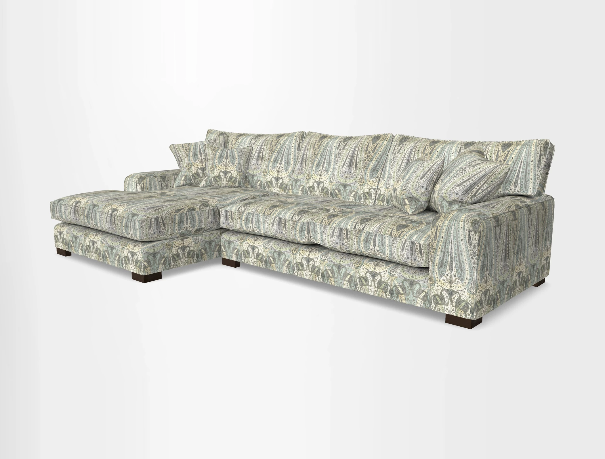 Richmond Chaise LHF  in Two Tone Plain Biscuit