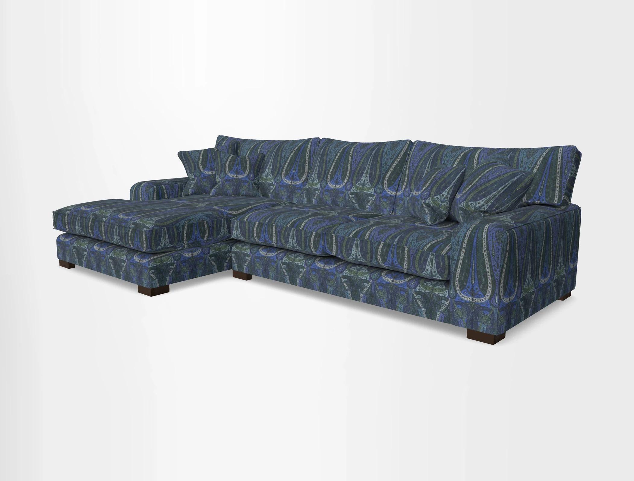 Richmond Chaise LHF  in Two Tone Plain Biscuit