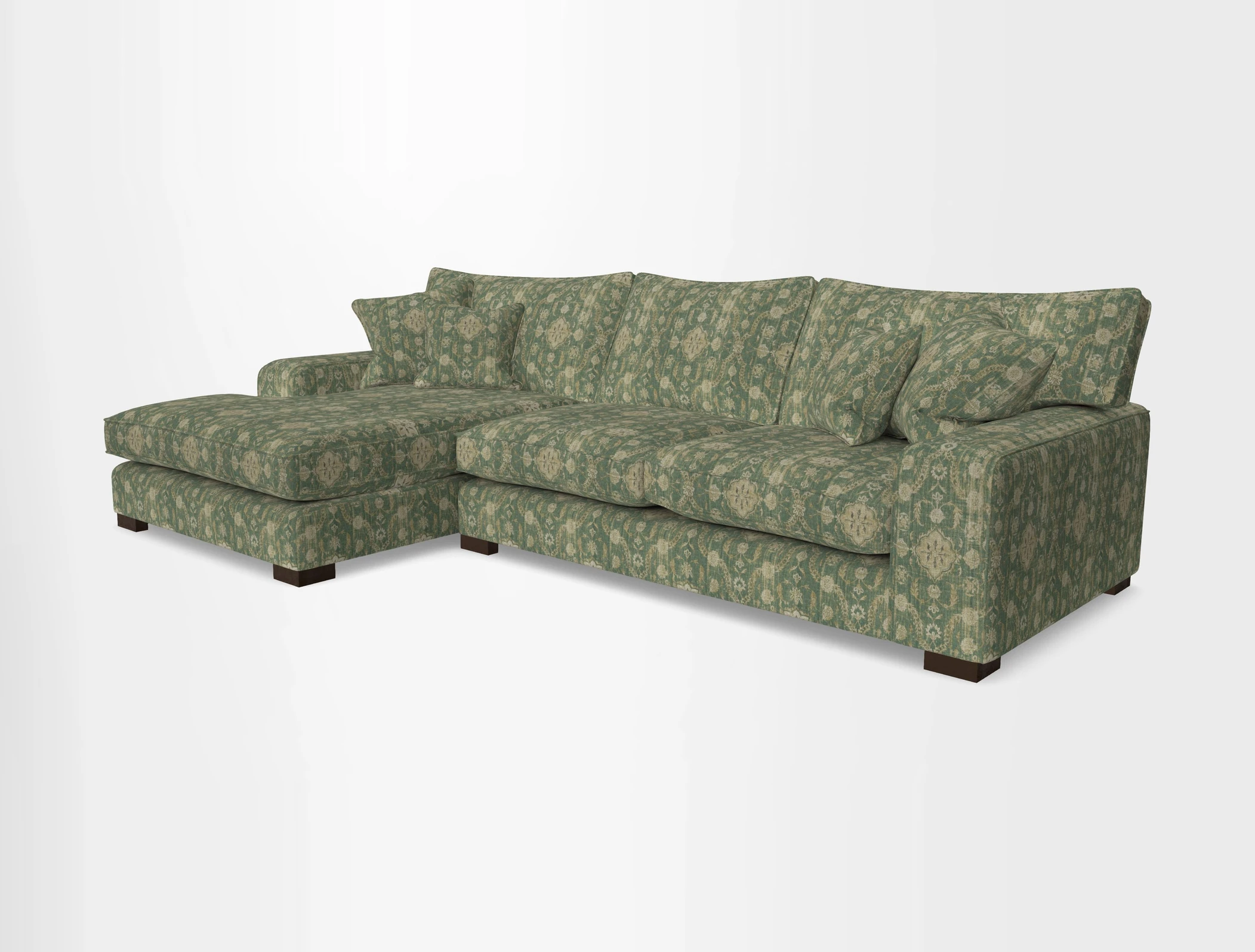 Richmond Chaise LHF  in Two Tone Plain Biscuit