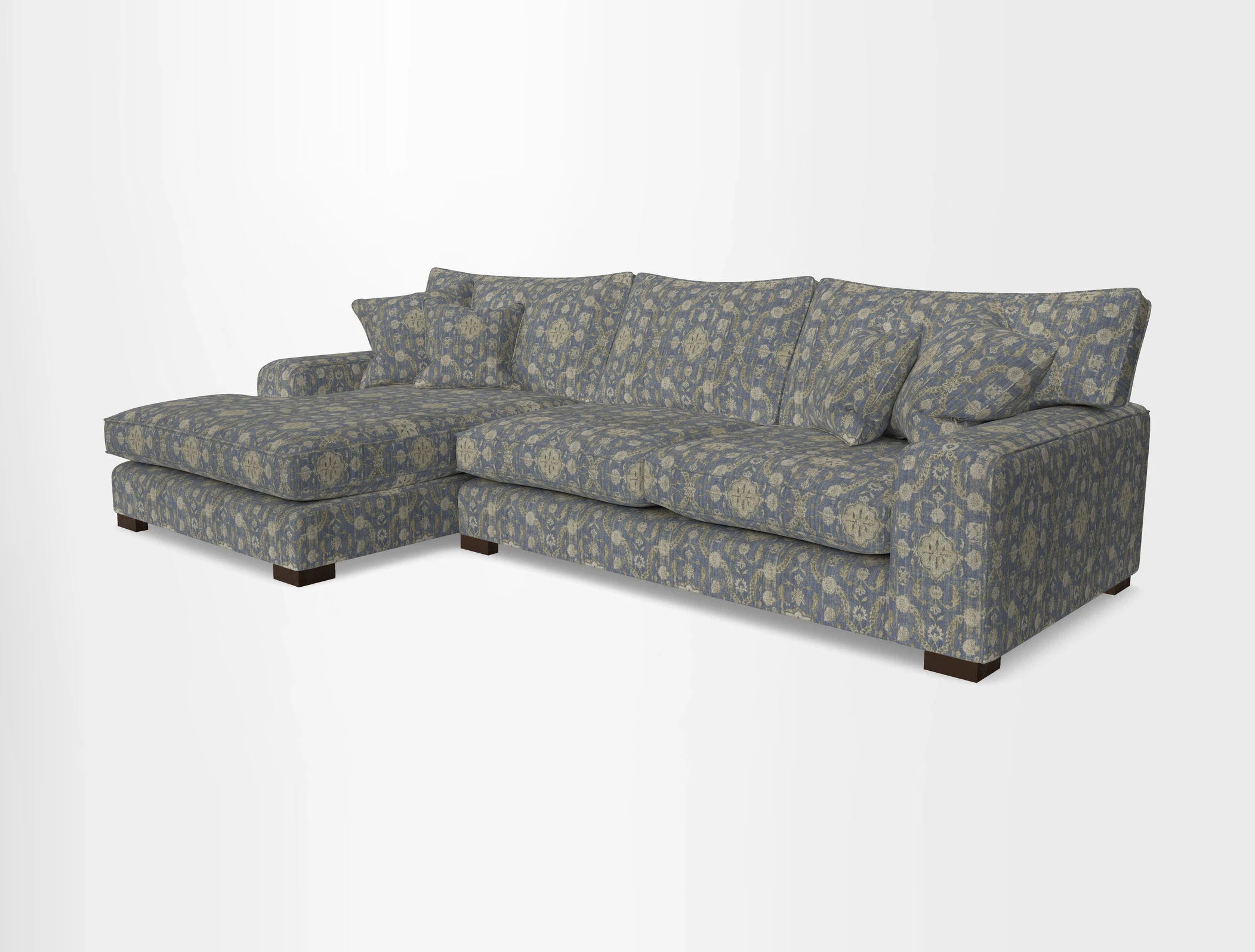 Richmond Chaise LHF  in Two Tone Plain Biscuit