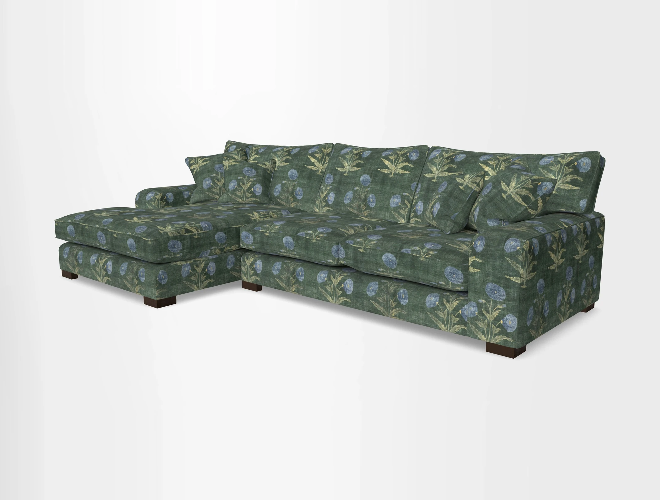 Richmond Chaise LHF  in Two Tone Plain Biscuit
