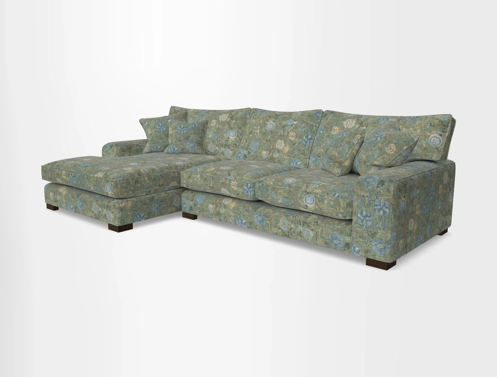 Richmond Chaise LHF  in Two Tone Plain Biscuit