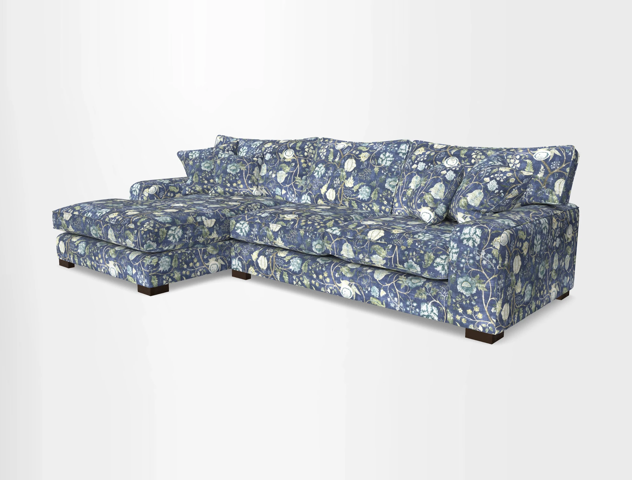 Richmond Chaise LHF  in Two Tone Plain Biscuit
