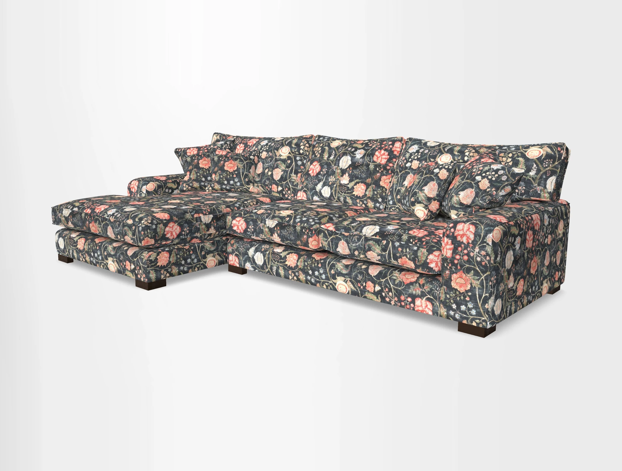 Richmond Chaise LHF  in Two Tone Plain Biscuit