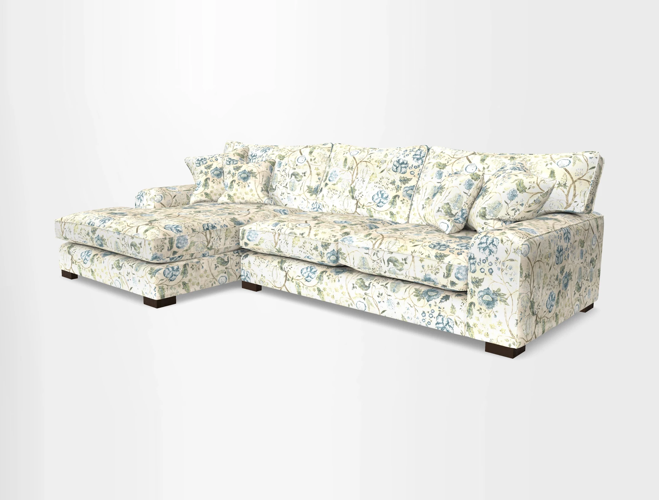Richmond Chaise LHF  in Two Tone Plain Biscuit