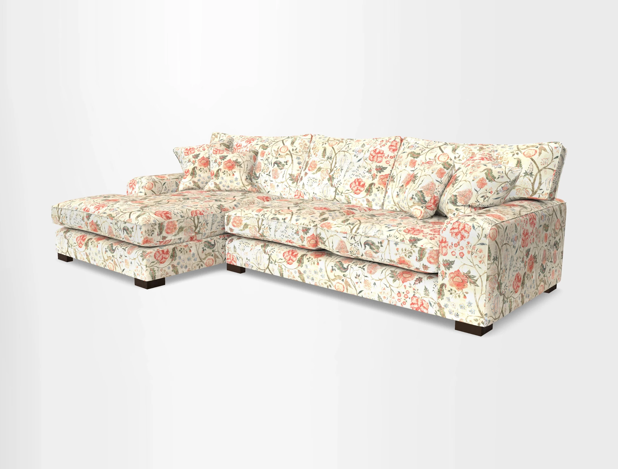 Richmond Chaise LHF  in Two Tone Plain Biscuit