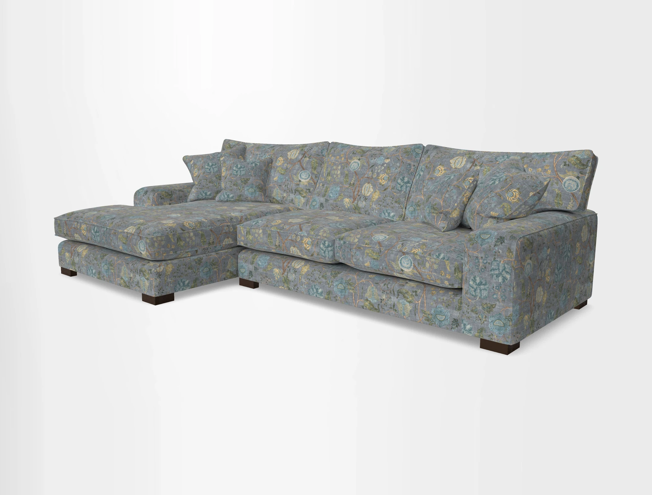 Richmond Chaise LHF  in Two Tone Plain Biscuit