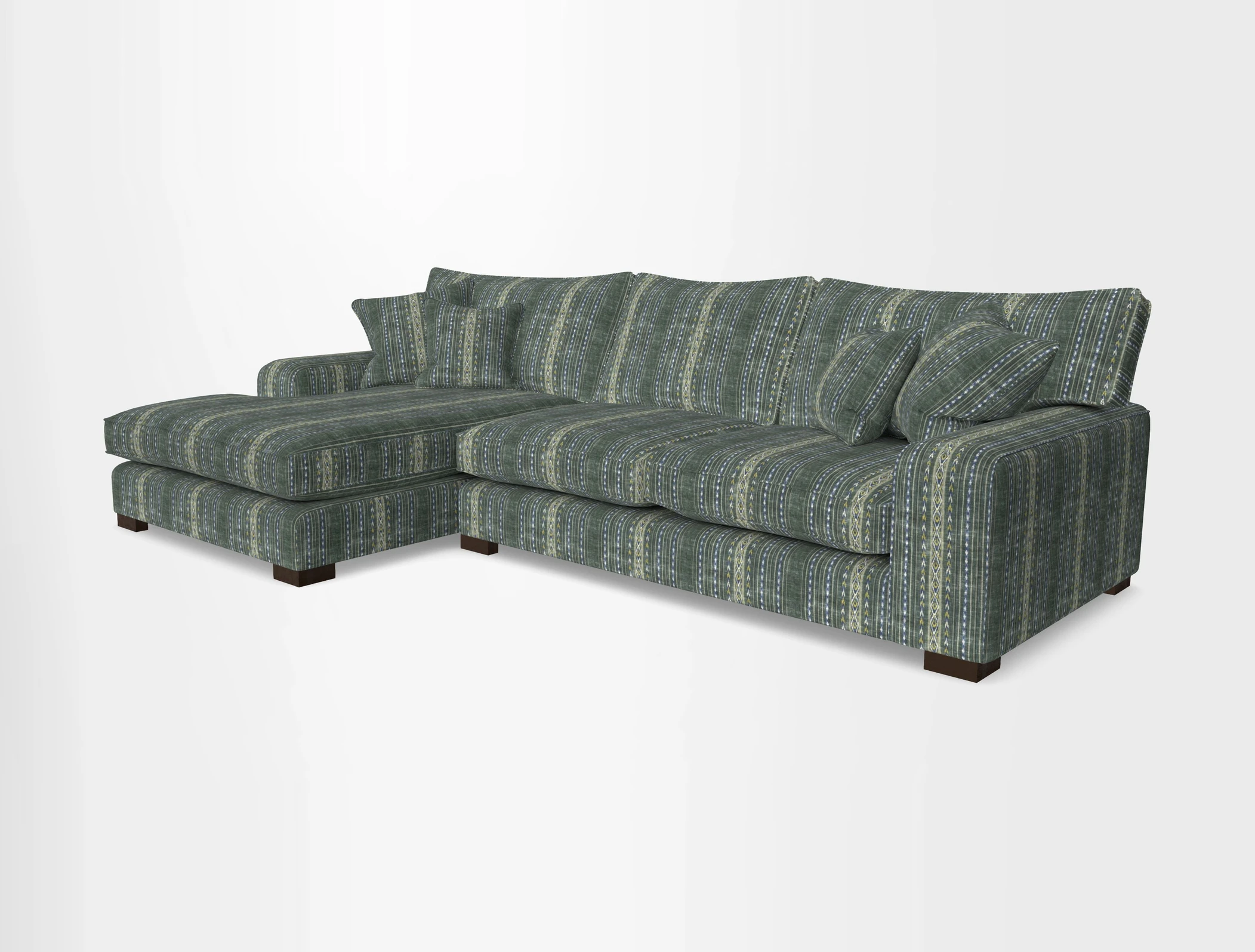Richmond Chaise LHF  in Two Tone Plain Biscuit