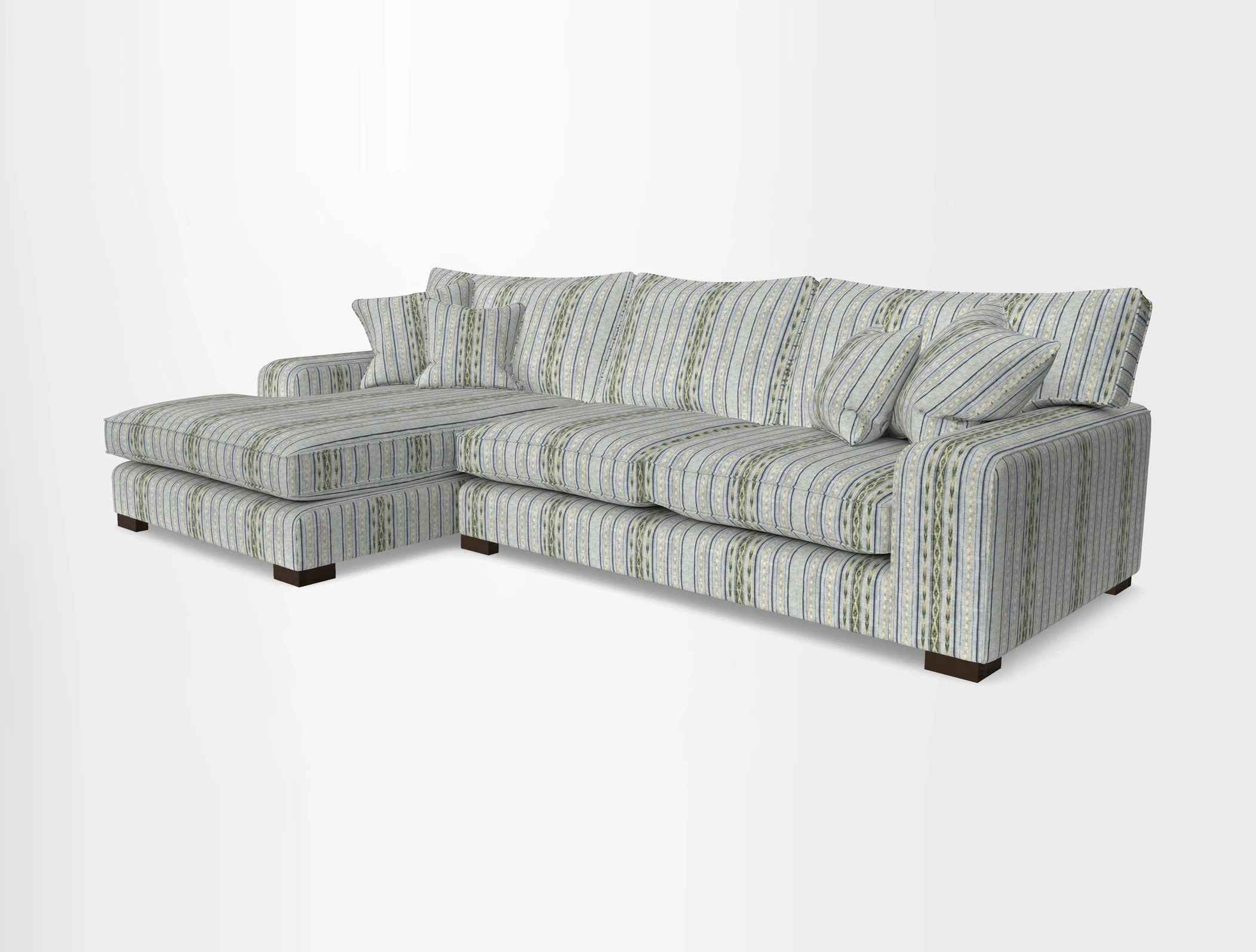Richmond Chaise LHF  in Two Tone Plain Biscuit