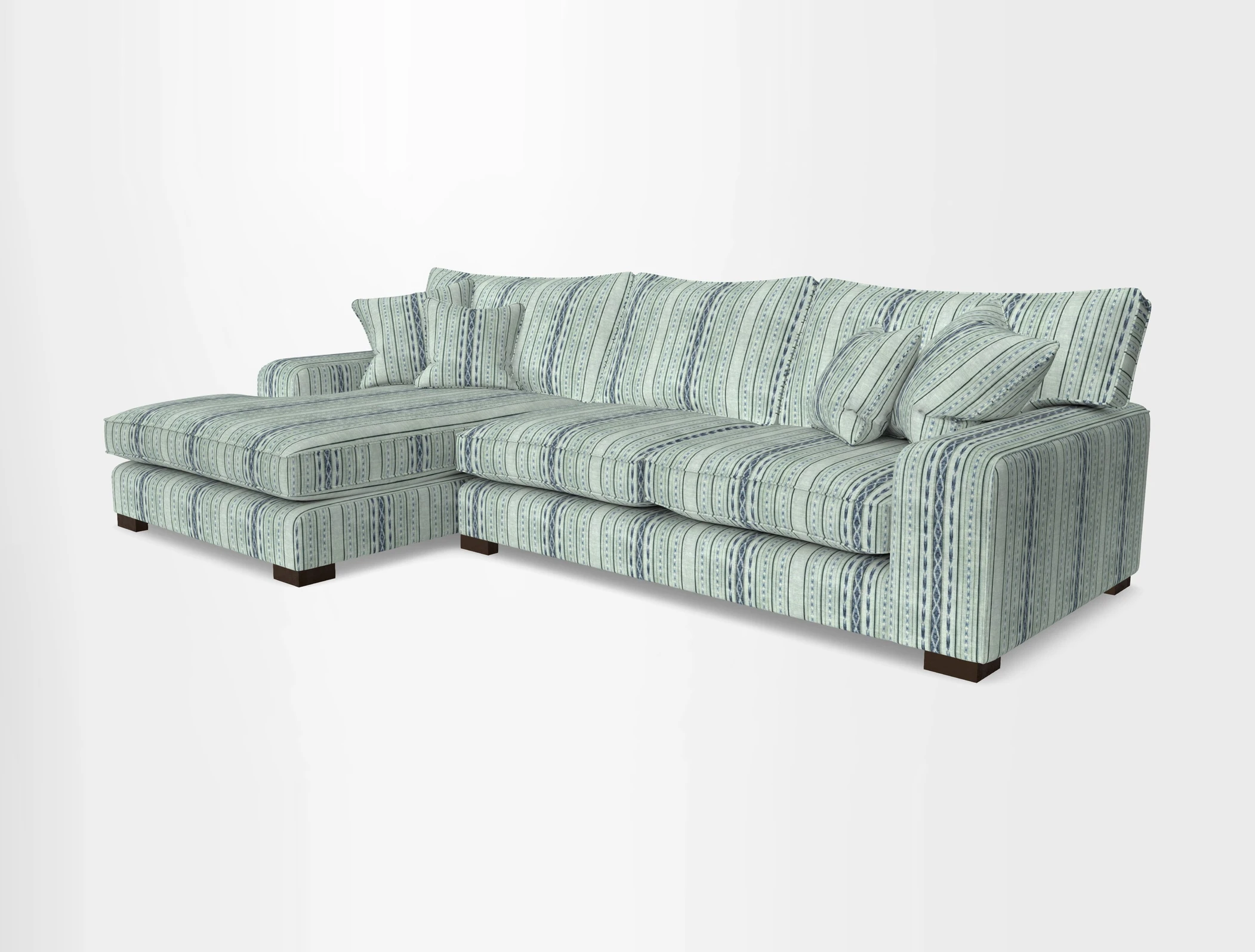 Richmond Chaise LHF  in Two Tone Plain Biscuit
