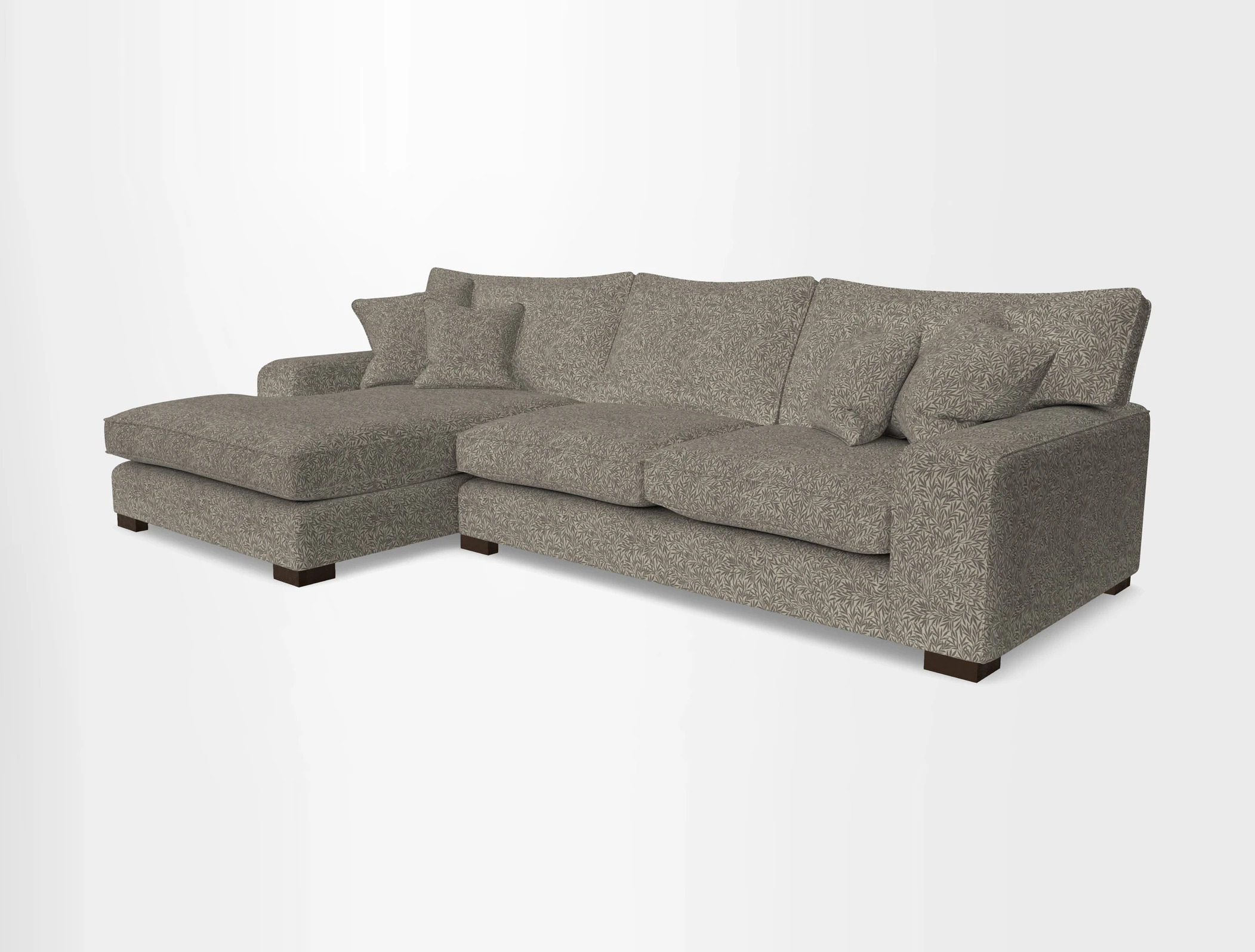 Richmond Chaise LHF  in Two Tone Plain Biscuit