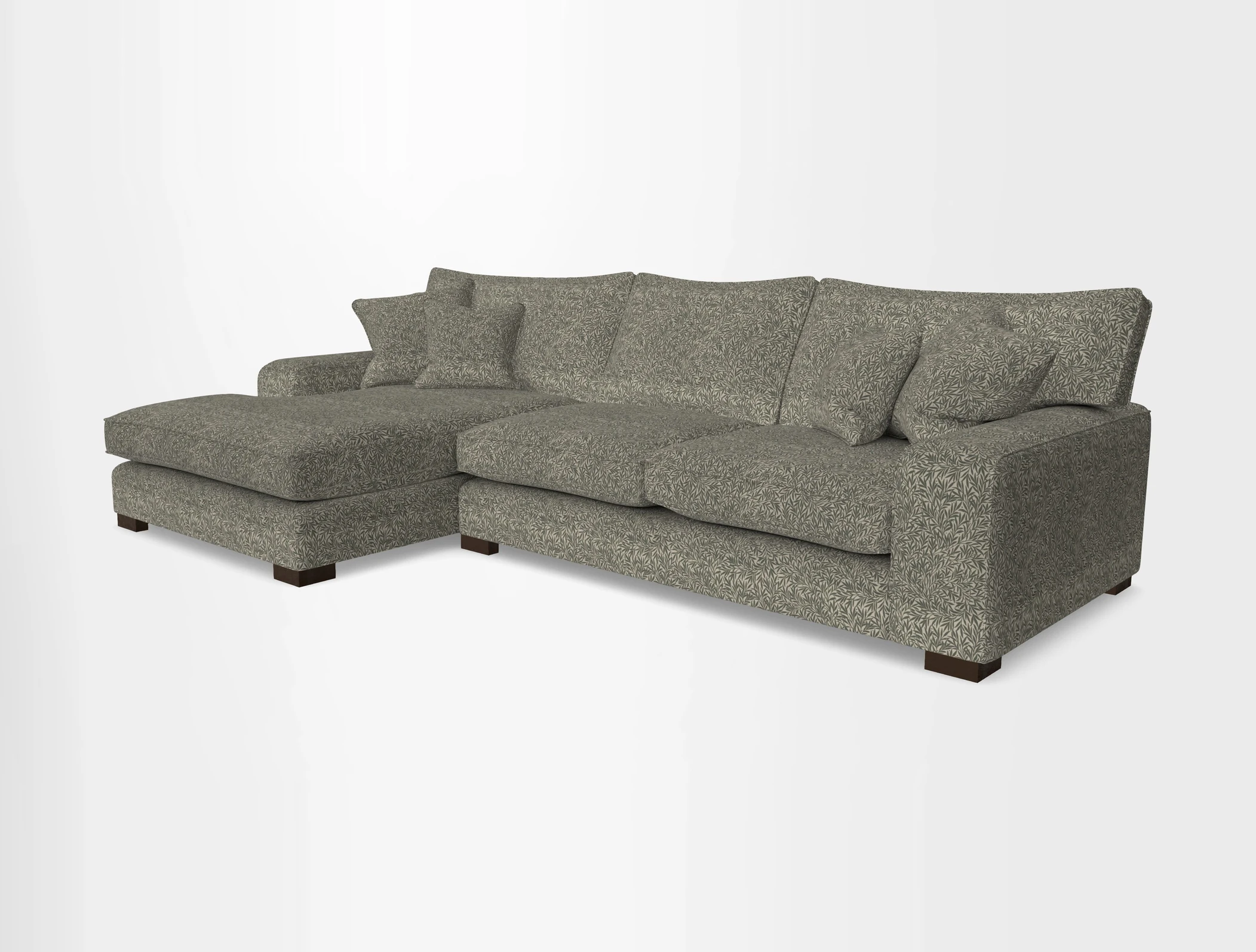 Richmond Chaise LHF  in Two Tone Plain Biscuit