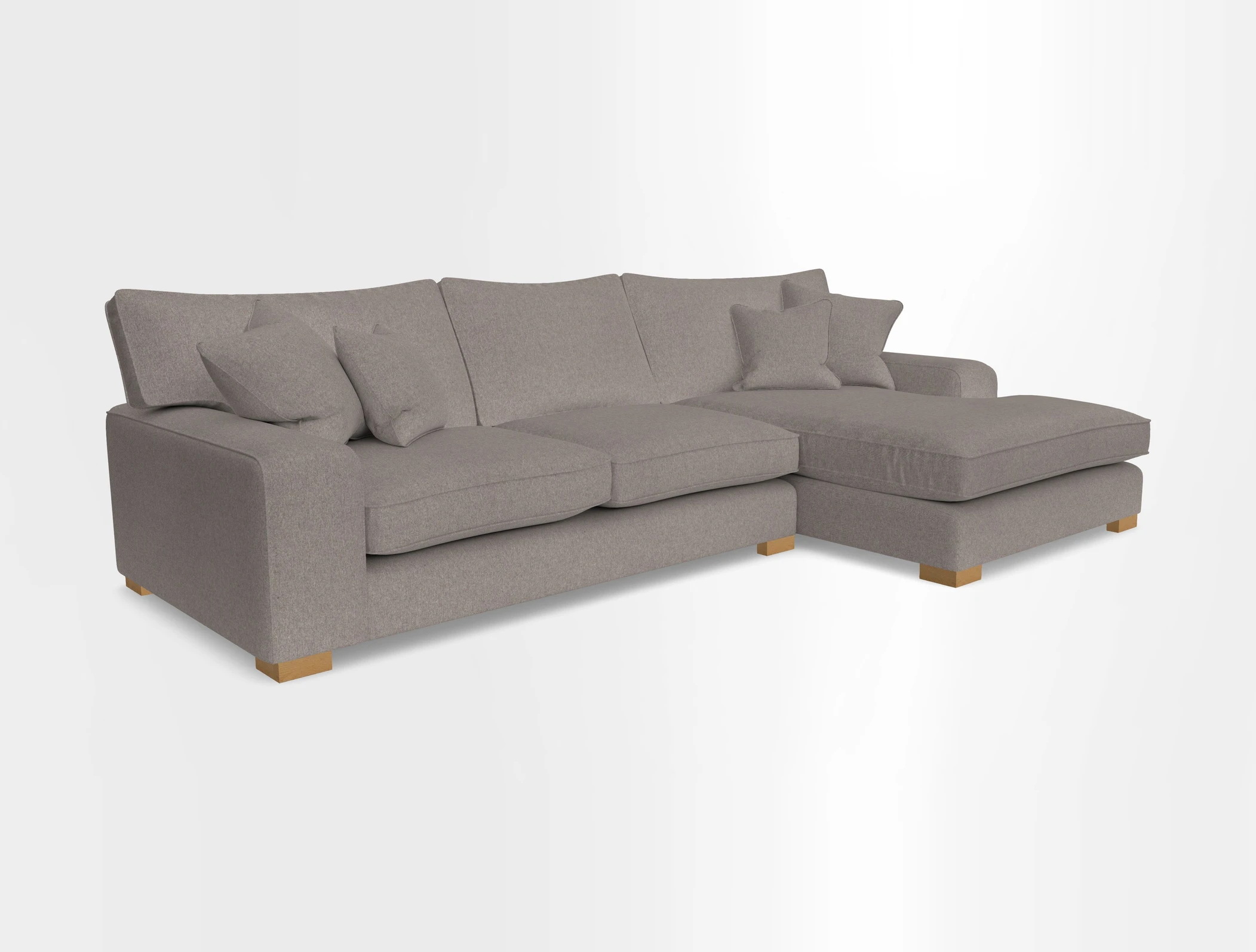 Richmond Chaise RHF  in Two Tone Plain Biscuit