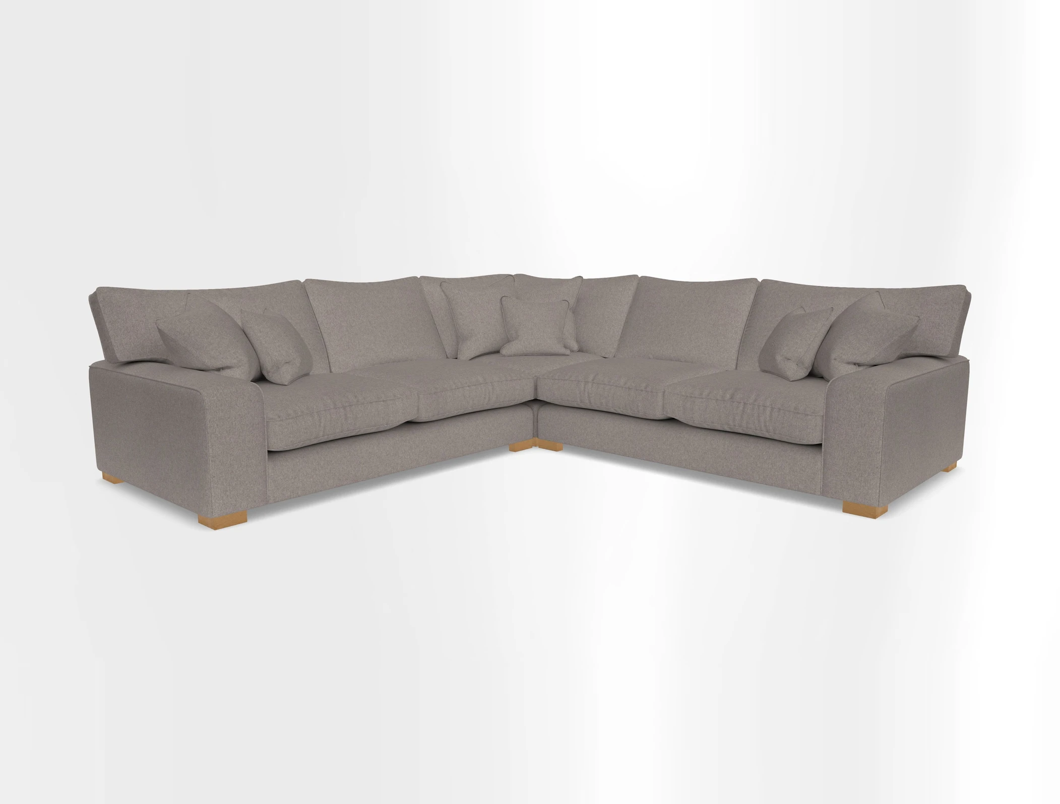 Richmond Small Corner Unit RHF & LHF  in Two Tone Plain Biscuit