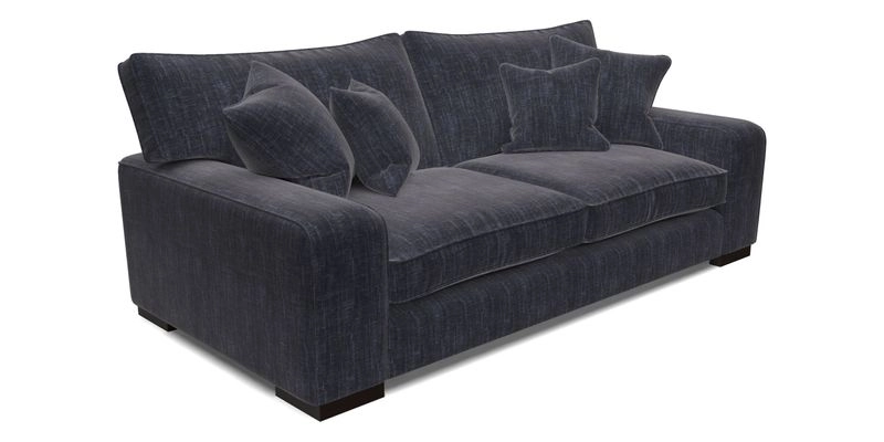 Richmond 3 Seater Sofa in Large Sussex Gingham Large Forest