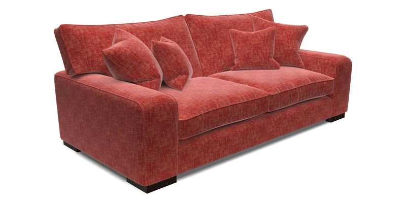 Richmond 3 Seater Sofa in Large Sussex Gingham Large Forest