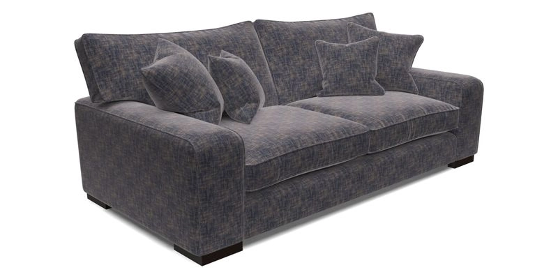 Richmond 3 Seater Sofa in Large Sussex Gingham Large Forest