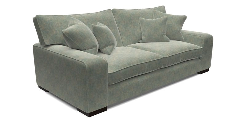 Richmond 3 Seater Sofa in Large Sussex Gingham Large Forest