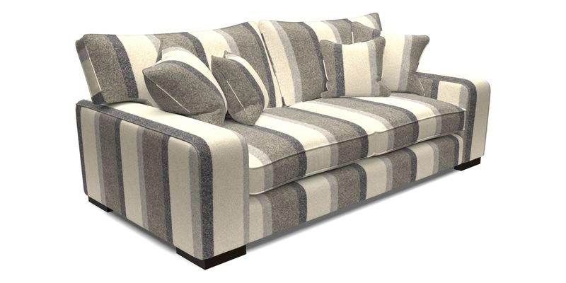 Richmond 3 Seater Sofa in Large Sussex Gingham Large Forest