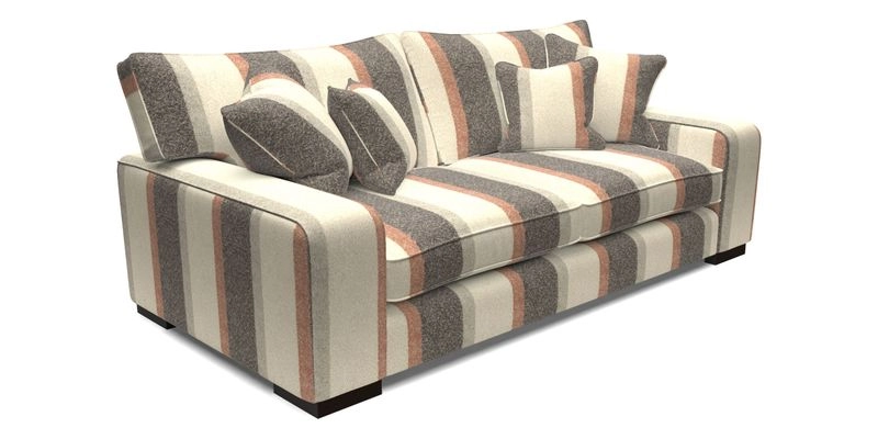 Richmond 3 Seater Sofa in Large Sussex Gingham Large Forest